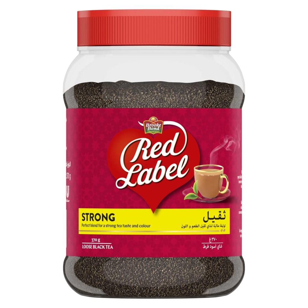 BROOK BOND RED LABEL JAR 12x370GM